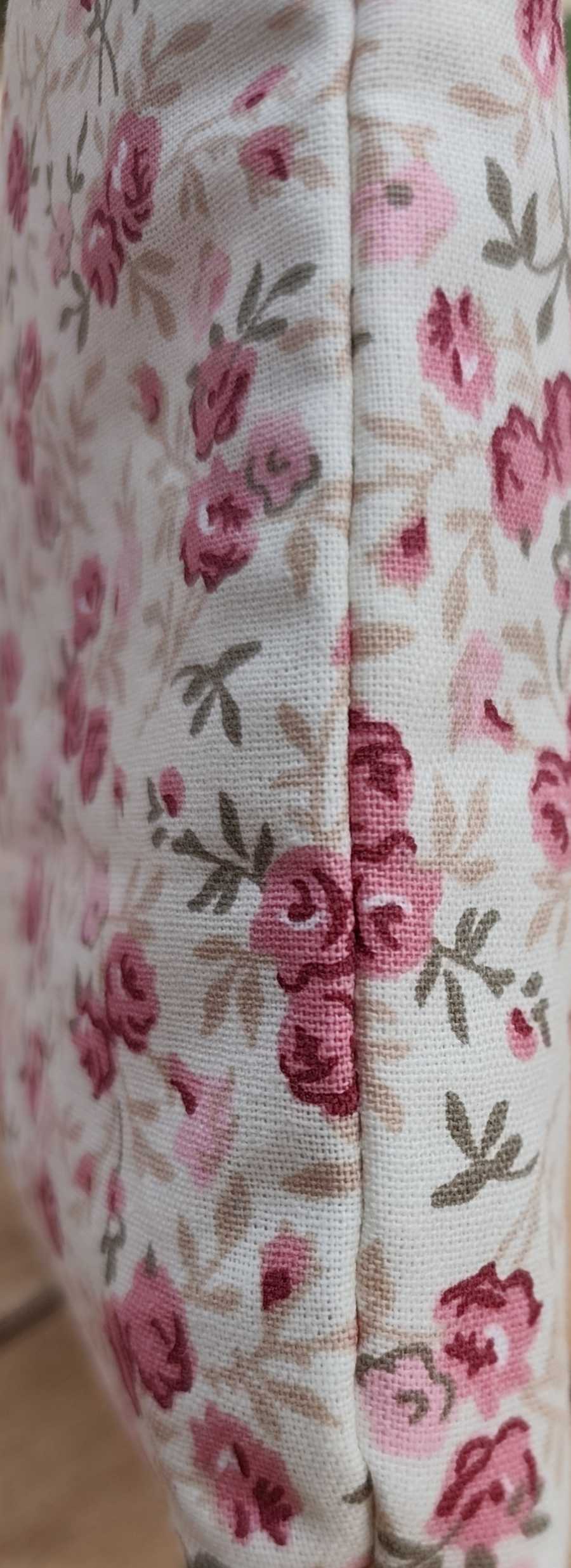 Pochette Livre Mots dans du Velours, protege livre artisanat francais collection été Nude Rose