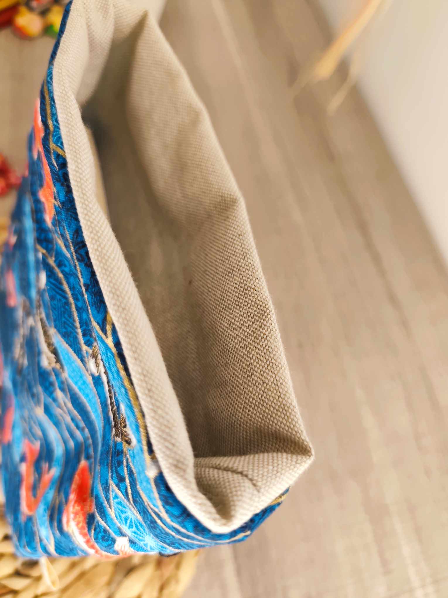 Pochette Livre Mots dans du Velours, protege livre artisanat francais collection Umi