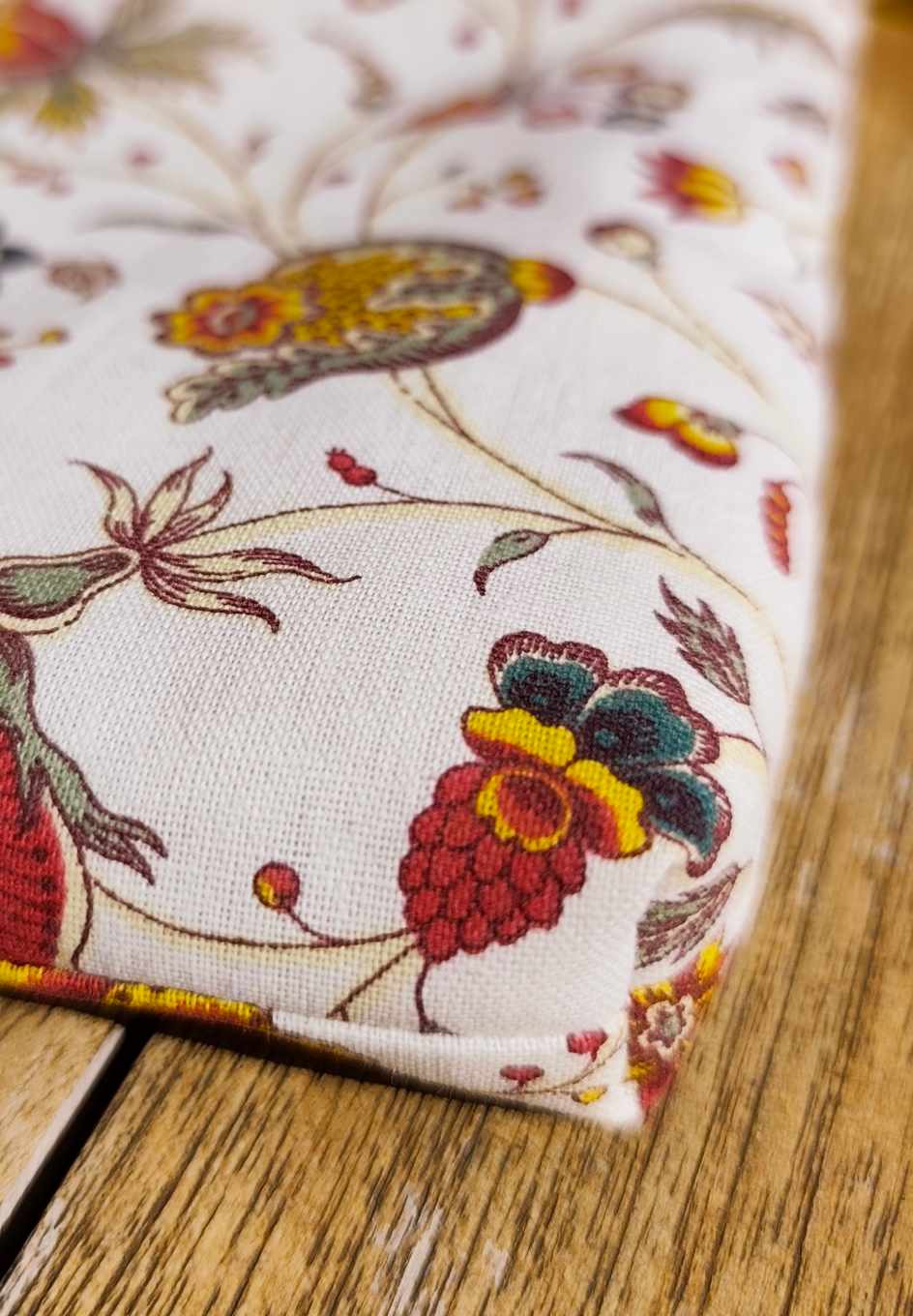 Des Mots dans du Velours Pochettes Livre Oekotex Arabesque Provençale Artisanat français