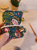 Des mots dans du velours pochettes livres france artisanat Jardin Luxuriant Mini Livre