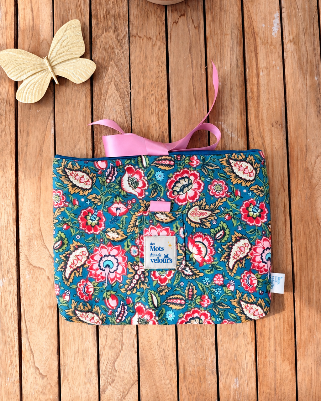 Des mots dans du velours pochettes livres france artisanat Jardin Luxuriant