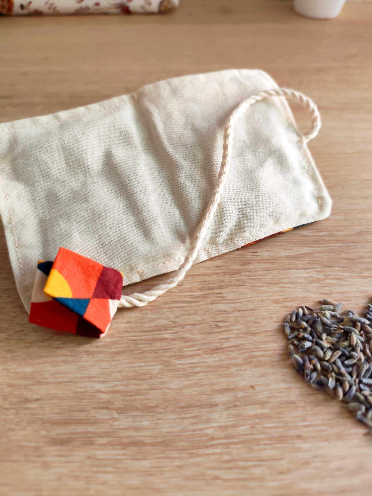 Des mots dans du velours pochettes livres france artisanat So Seventies Pochon mini livre lavandin