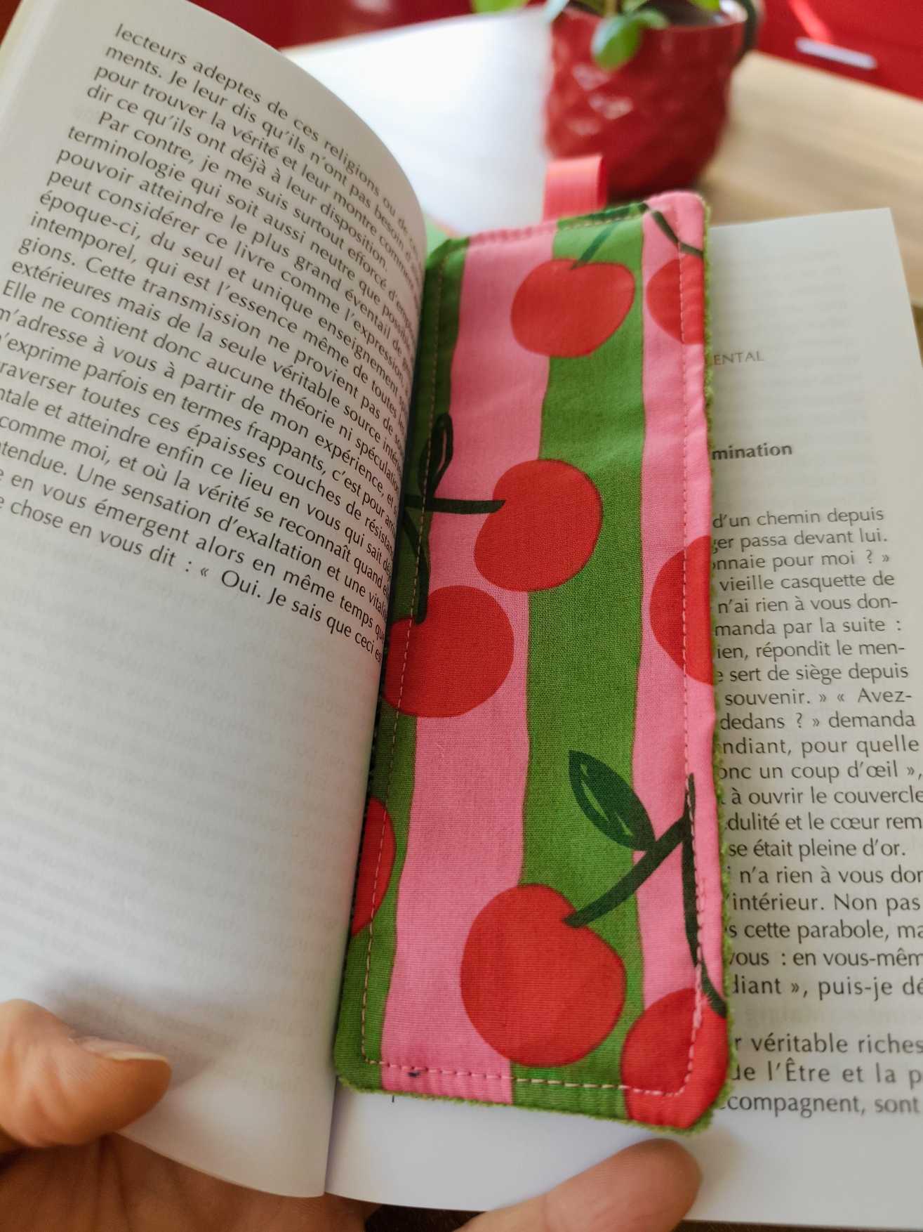 Duo "Pochette livre + Etui lunettes" Collection Vert Cerise