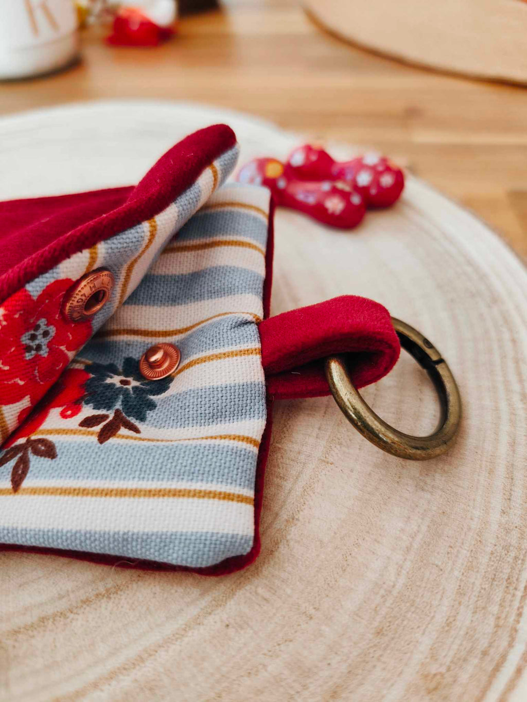 Etui à lunettes - Collection "Rouge Poppins"