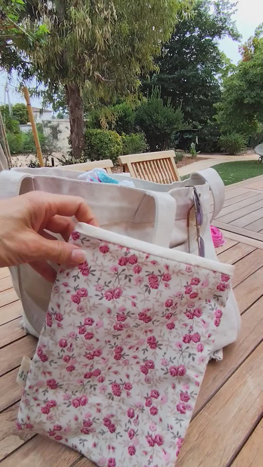 VIDEO Pochette Livre Mots dans du Velours, protege livre artisanat francais collection été Nude Rose