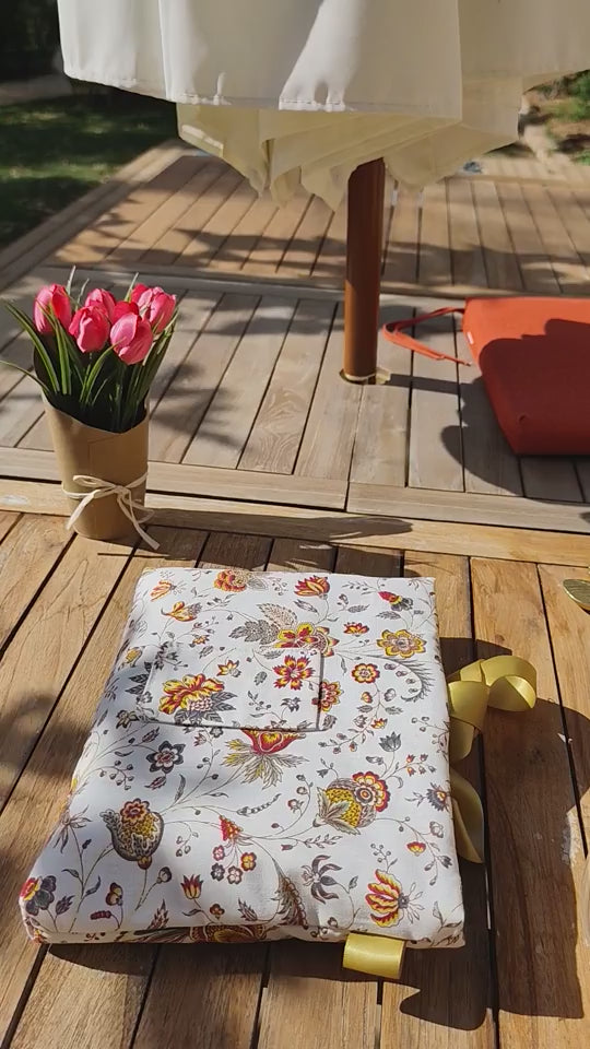 Pochettes de livre à RUBANS - "Arabesque Provençale"