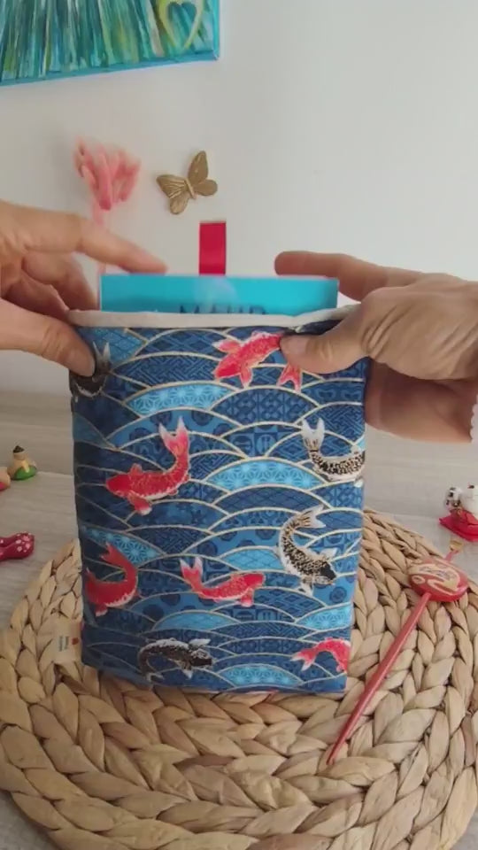 video Pochette Livre Mots dans du Velours, marque page  artisanat Français umi japon